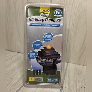 Tetra Pond Statuary Pump 75 GPH Powers Small And Tabletop Fountains Fish Water